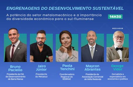 Barra Mansa participará do Desenvolve RJ para atrair investimentos para o Sul Fluminense 